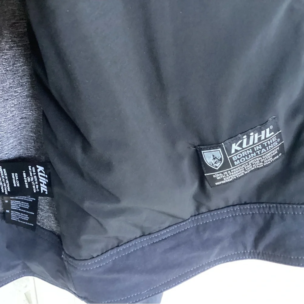 Kuhl Burr Jacket born in the mountains size large logos black - Picture 12 of 12
